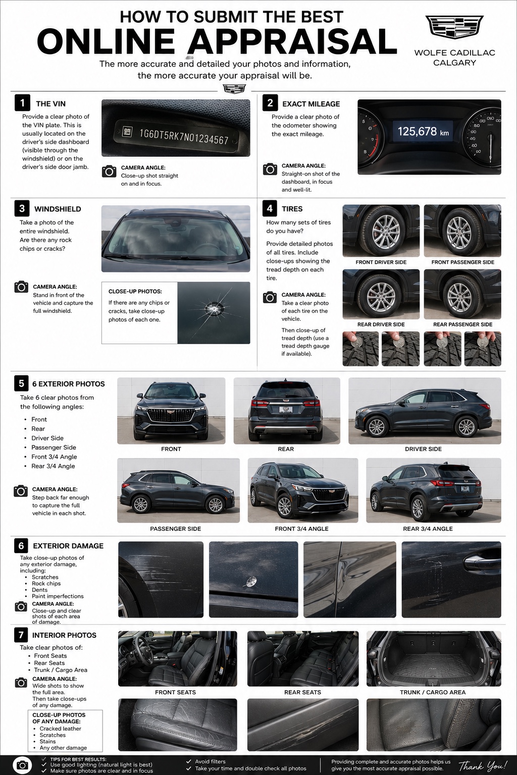 How to submit the best online appraisal guide from Wolfe Cadillac Calgary